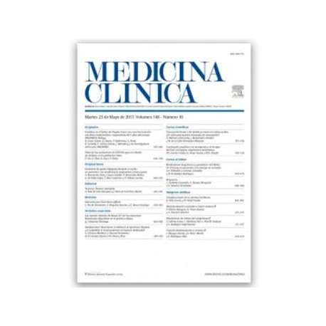 Revista: Medicina Clínica (Suscripción impresa + digital // CD.MX. y área metropolitana)