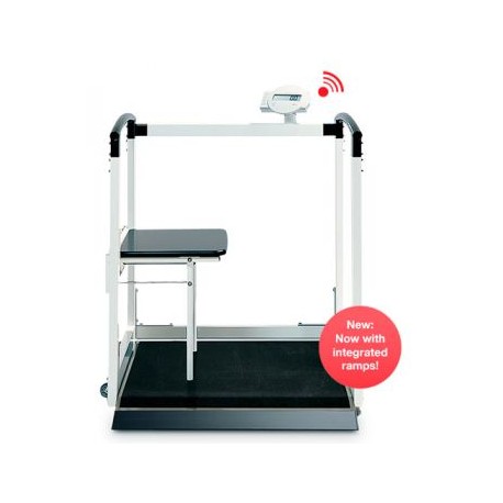 Báscula Multifuncional Digital 684 con 3 Barandales 360 Wireless incluye Banco de Pie (SECA)