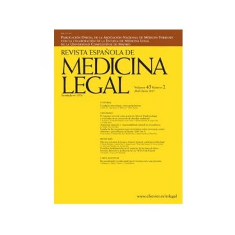 Revista española de Medicina Legal (Suscripción impresa + digital // CD.MX. y área metropolitana)